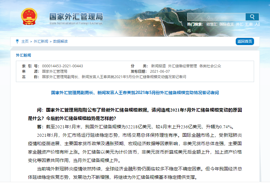 金融舆情周报：2月外汇储备增加65亿美元，黄金储备连增16个月