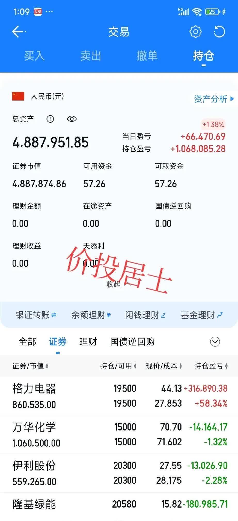 绿色电力概念涨1.35%，主力资金净流入这些股