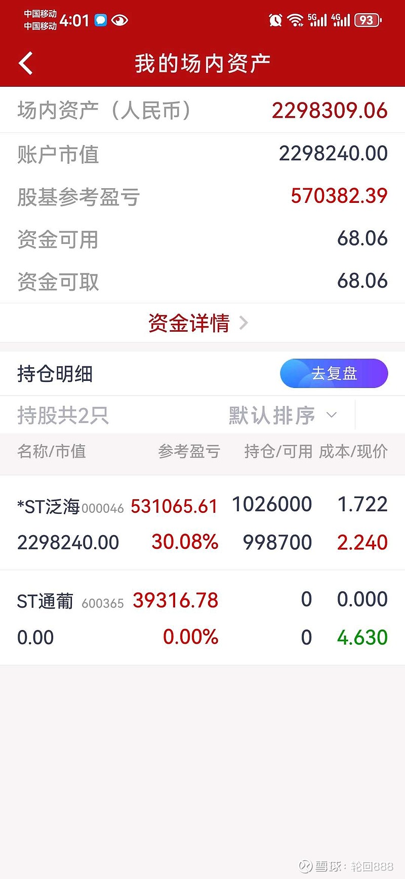 *ST和科录得5天3板