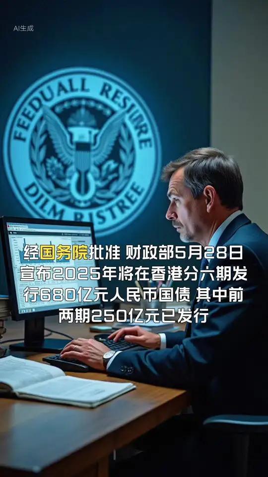 财政部将在香港发行125亿元人民币国债