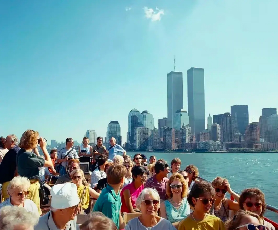 (神州写真)万名游客海上“追火箭” 航天游成中国文旅新热点