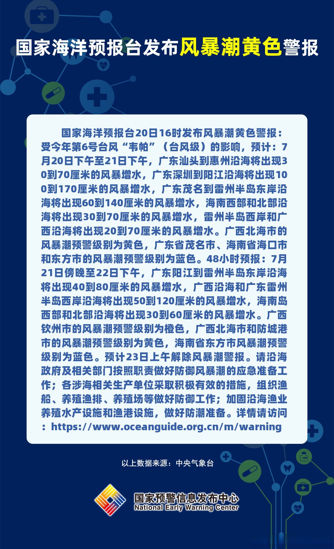 国家海洋预报台发布海浪蓝色警报