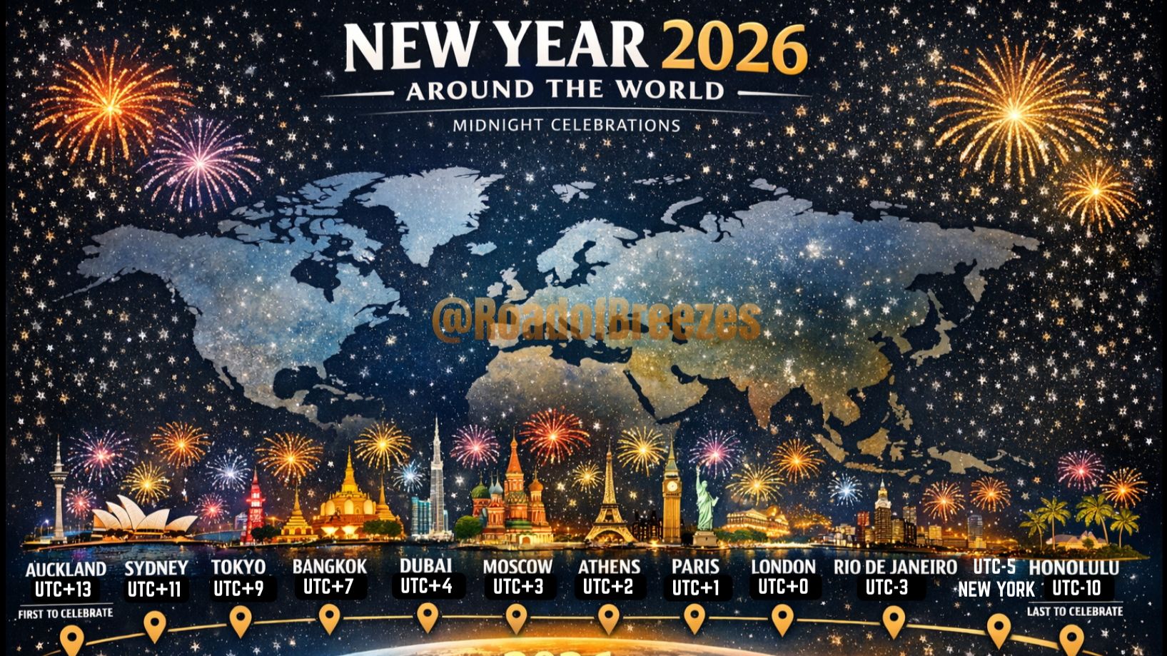 英国多地举办盛大活动迎接2026新年