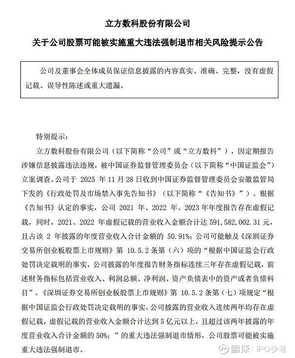 重大违法强制退市！920680，摘牌！