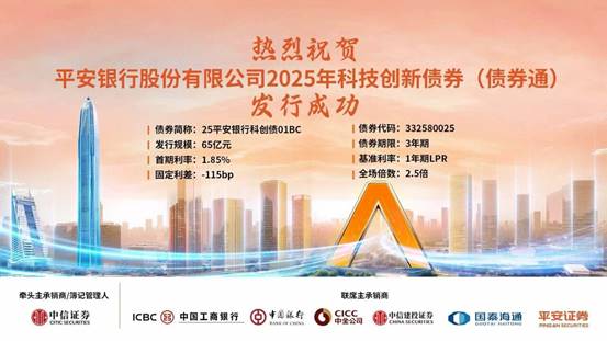 2025年记账式国债交易排名出炉 平安银行、中信证券、农业银行分列各类别首位