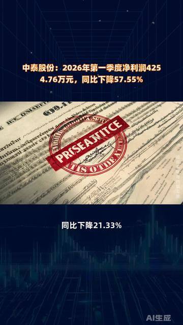 正海磁材：一季度净利润4704.91万元 同比下降32.29%